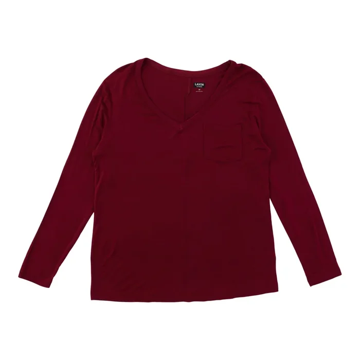 Women’s V-Neck Long Sleeve T-Shirt, Assorted