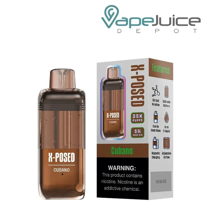 X-Posed 35K Tobacco Disposable Pod