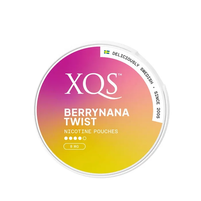 XQS Berrynana Twist Nicotine Pouches – 8mg/Pouch