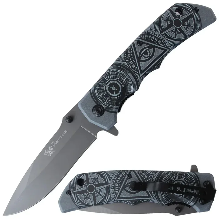 Xtreme – 5.5″ Foldable Pocket Knife – Illuminati