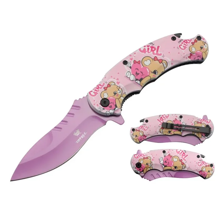 Xtreme – 8.4″ Pink Fury Tactical Pocket Knife