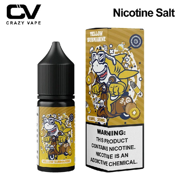 Yellow Sumarine E-liquid – Crazy Vape Mini 15ml 35mg