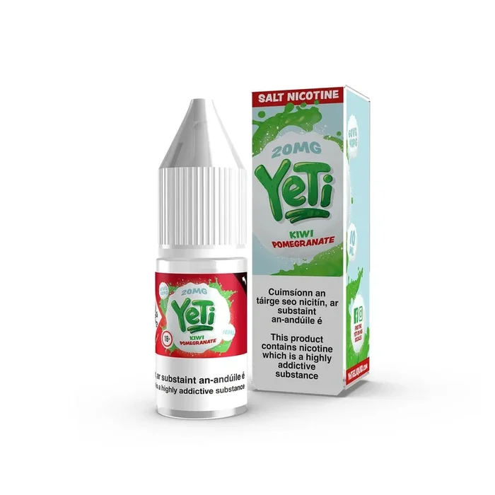 Yeti 10ml Salt Nicotine E-Liquid – Kiwi Pomegranate