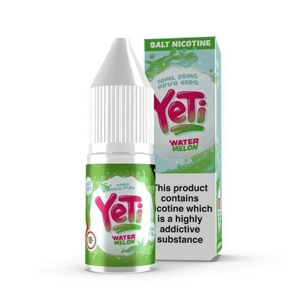 Yeti 10ml Salt Nicotine E-Liquid – Watermelon
