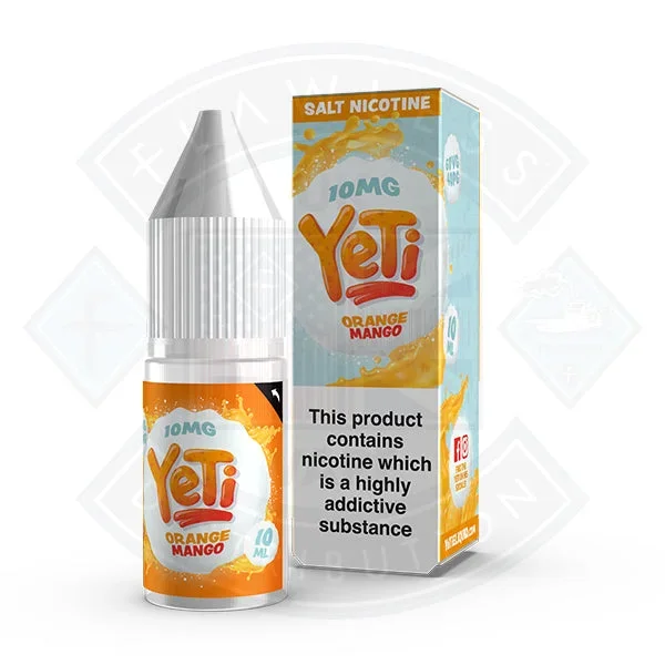 Yeti Salt – Orange Mango 10ml E Liquid
