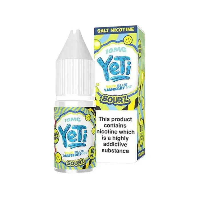 Yeti Sourz Sour Blue Raspberry Ice 10ml Nic Salt