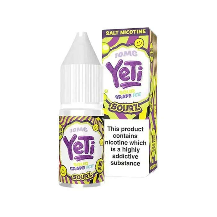Yeti Sourz Sour Grape Ice 10ml Nic Salt