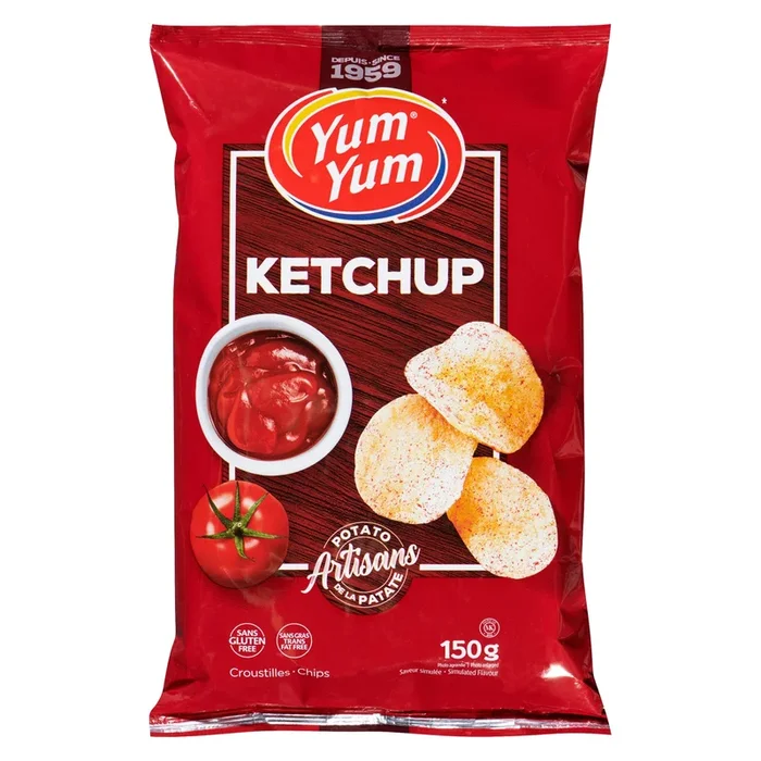 Yum Yum Ketchup Chips, 150-g