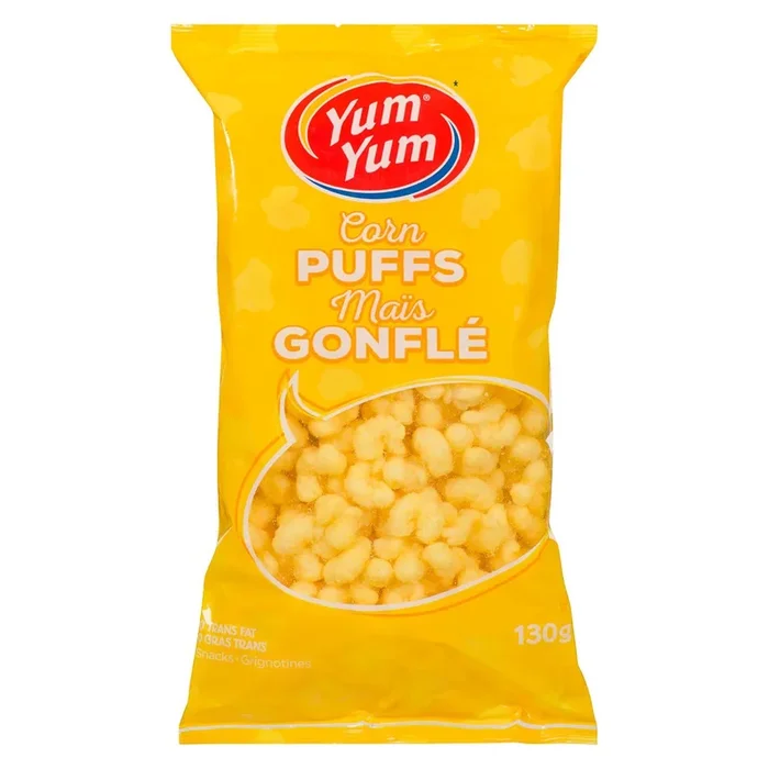 Yum Yum Snacks Corn Puffs, 130-g