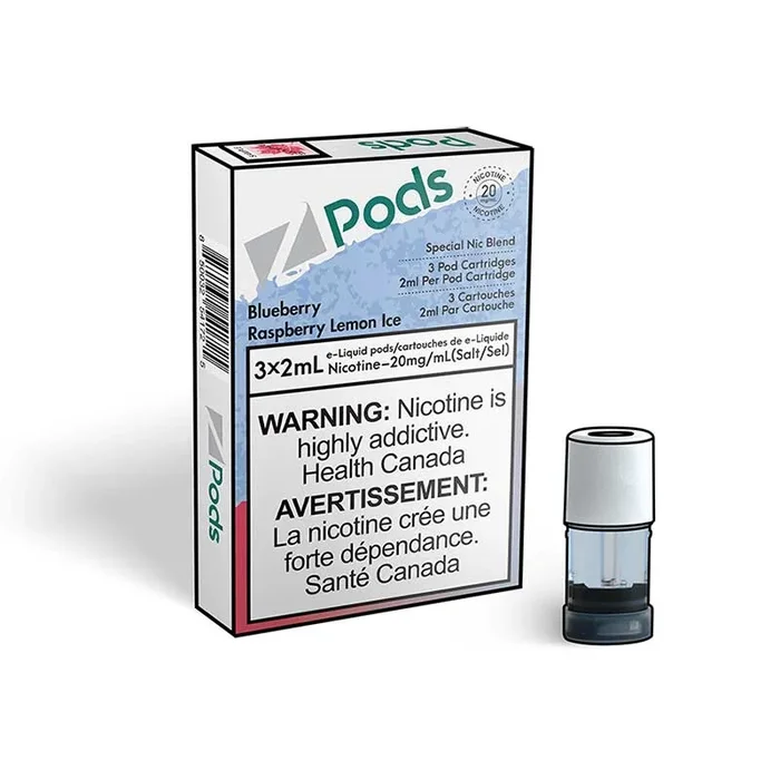 Z Pods – S Compatible – Blueberry Raspberry Lemon Ice (ON)
