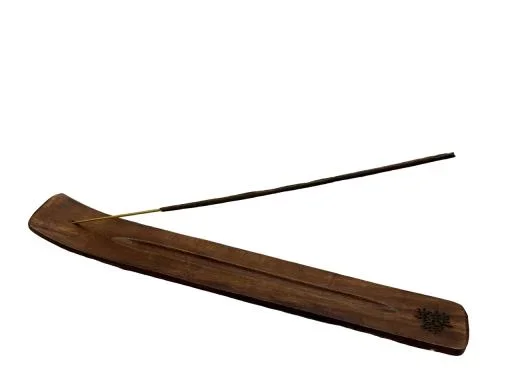 ZenN – Brown Sheehsam Wood Tree Of Life Incense Ash Catcher