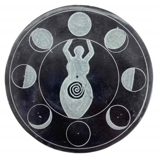 ZenN – Goddess Moon w/ Moon Cycle Round Ash Catcher