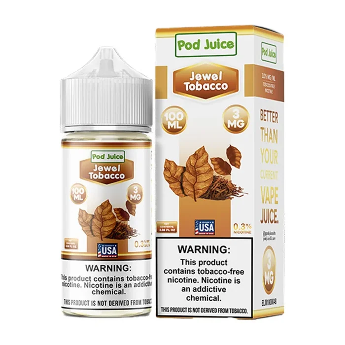 Zero Nicotine – Jewel Tobacco 100ml 00mg