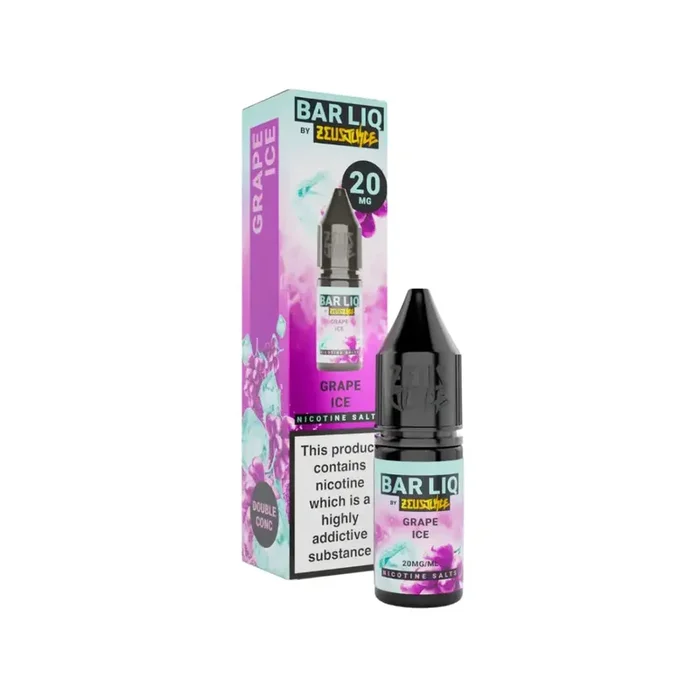 Zeus Juice Bar Liq Grape Ice 10ml Nic Salt