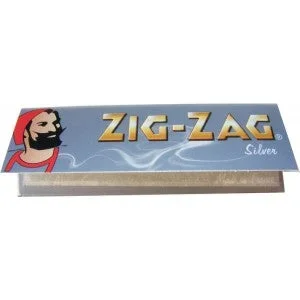 Zig-Zag | Silver 1 1/4″ 50 Papers