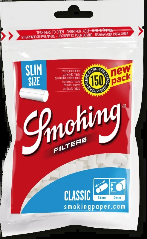 Zigarettenfilter Smoking Slim Blue 150